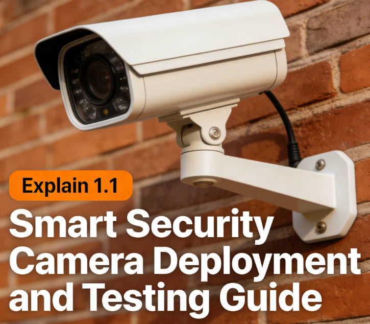Smart Security Camera Deployment and Testing Guide