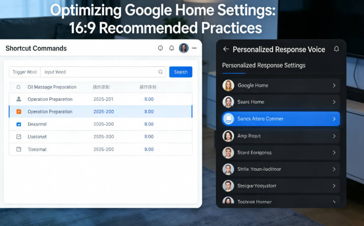 Recommended Practices for Optimizing Google Home Setup