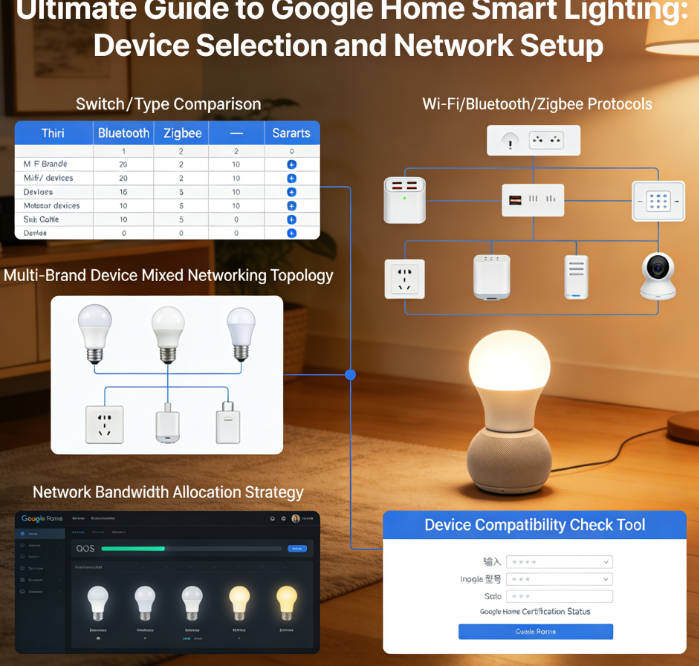 Ultimate Guide to Google Home Smart Lighting: Device Selection and Network Setup